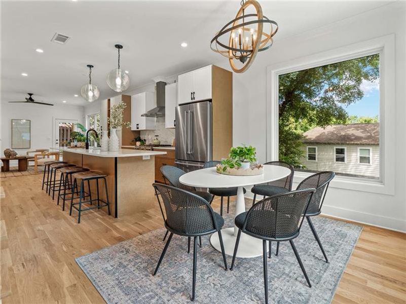 Furnished interior view inside a new home in , Atlanta (Image 25). Furnished interior view inside a new home in , Atlanta (Image 25).