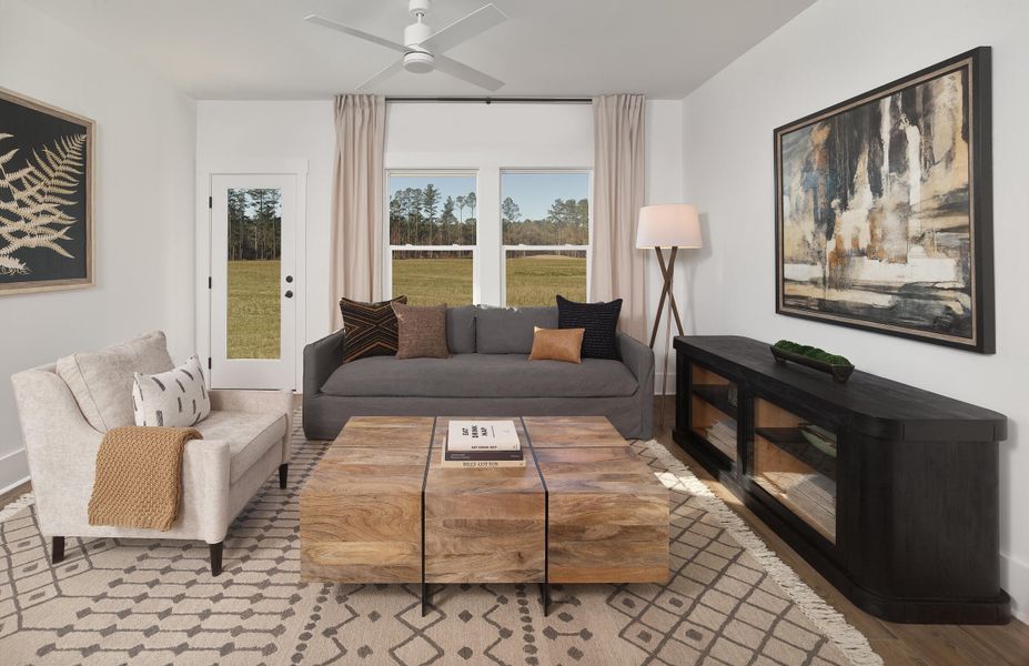 Furnished interior view inside a new home in , Ravenel (Image 4).
