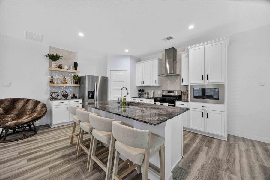 Furnished interior view inside a new home in , Houston (Image 8).