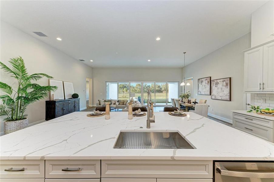 Furnished interior view inside a new home in Triple Creek, Riverview (Image 9). Furnished interior view inside a new home in Triple Creek, Riverview (Image 9).