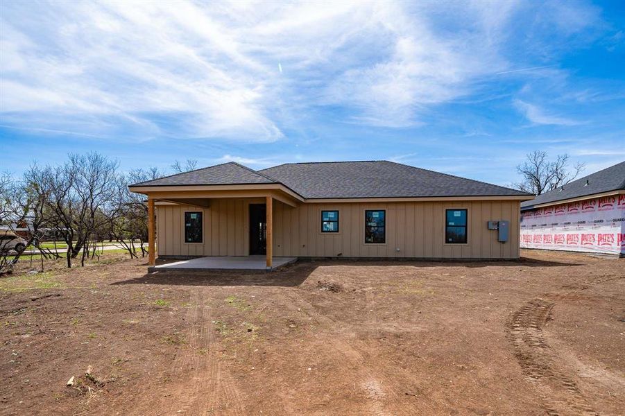 In-progress construction of a new home in , Stamford, TX (Image 5).