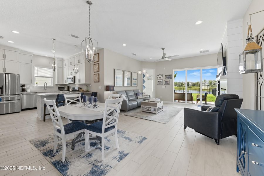 Furnished interior view inside a new home in , St. Johns (Image 17). Furnished interior view inside a new home in , St. Johns (Image 17).