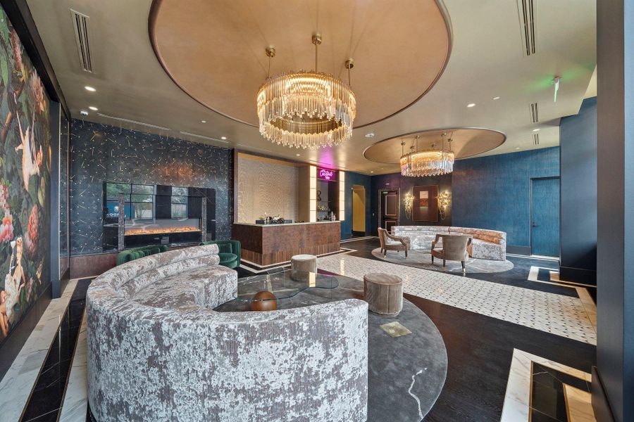 Lobby of London House: Grand entrance with secure access into the building. Lobby of London House: Grand entrance with secure access into the building.