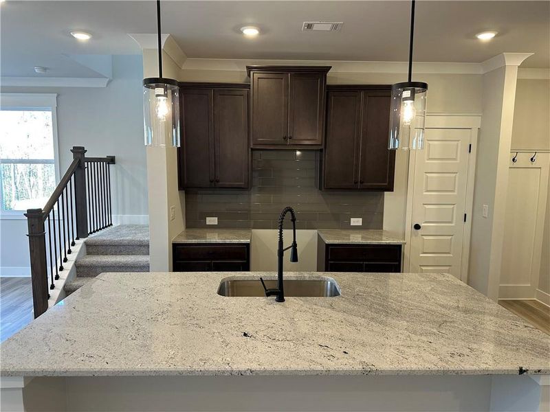 Furnished interior view inside a new home in Millstone at Mundy Mill, Gainesville (Image 7).