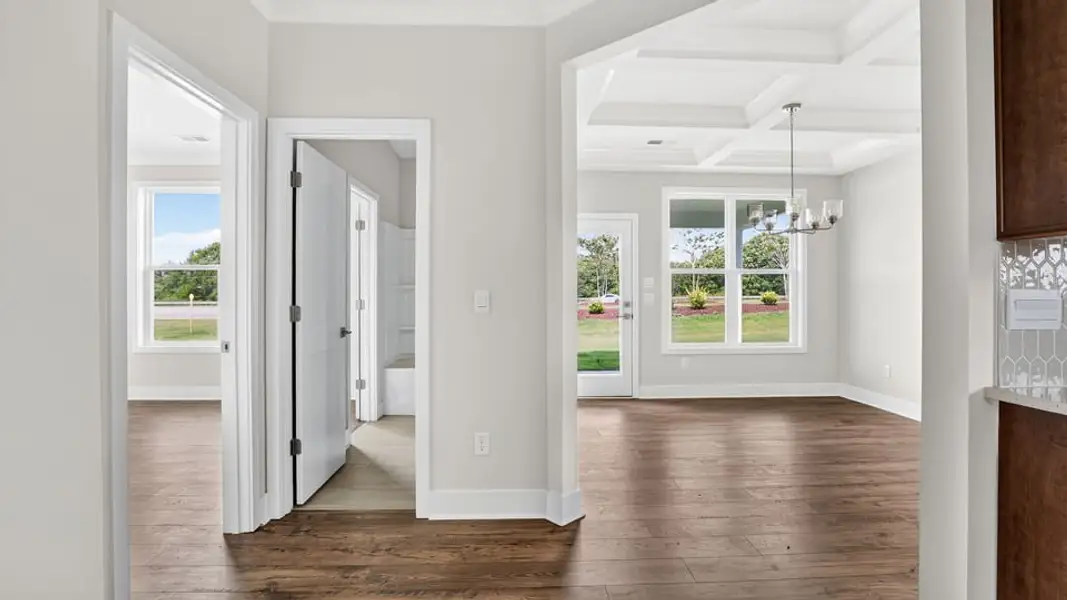 Spacious, unfurnished interior of a new home in Adams Glen, Greenville (Image 22). Spacious, unfurnished interior of a new home in Adams Glen, Greenville (Image 22).