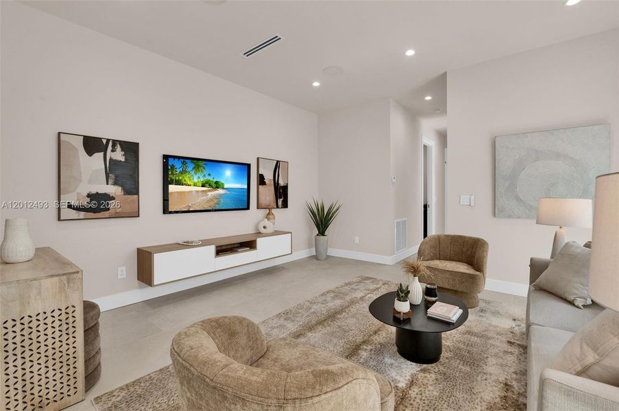 Furnished interior view inside a new home in , Fort Lauderdale (Image 5).