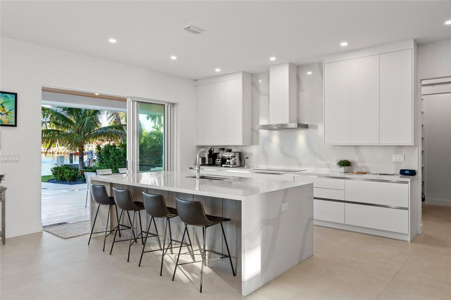 Furnished interior view inside a new home in , Pompano Beach (Image 8).