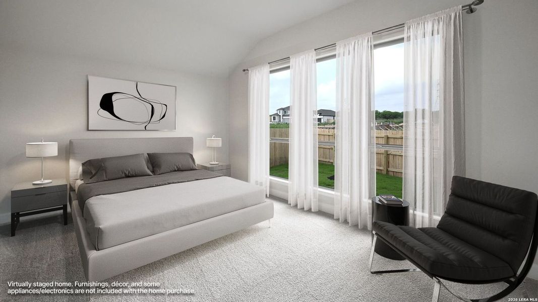 Furnished interior view inside a new home in The Parklands, Schertz (Image 14).