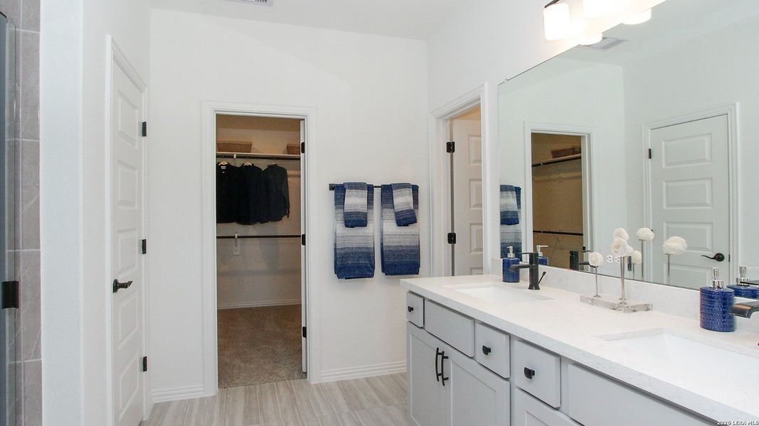 Furnished interior view inside a new home in Prairie Green, Converse (Image 4). Furnished interior view inside a new home in Prairie Green, Converse (Image 4).