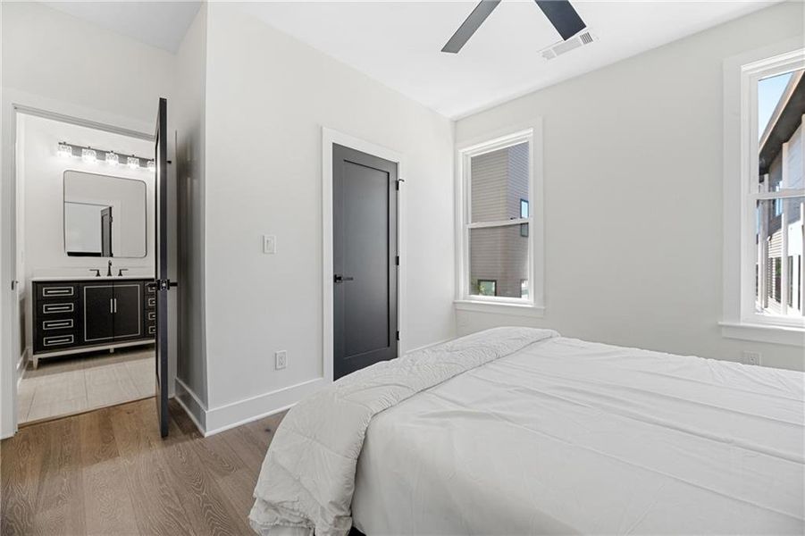 Furnished interior view inside a new home in , Atlanta (Image 13).