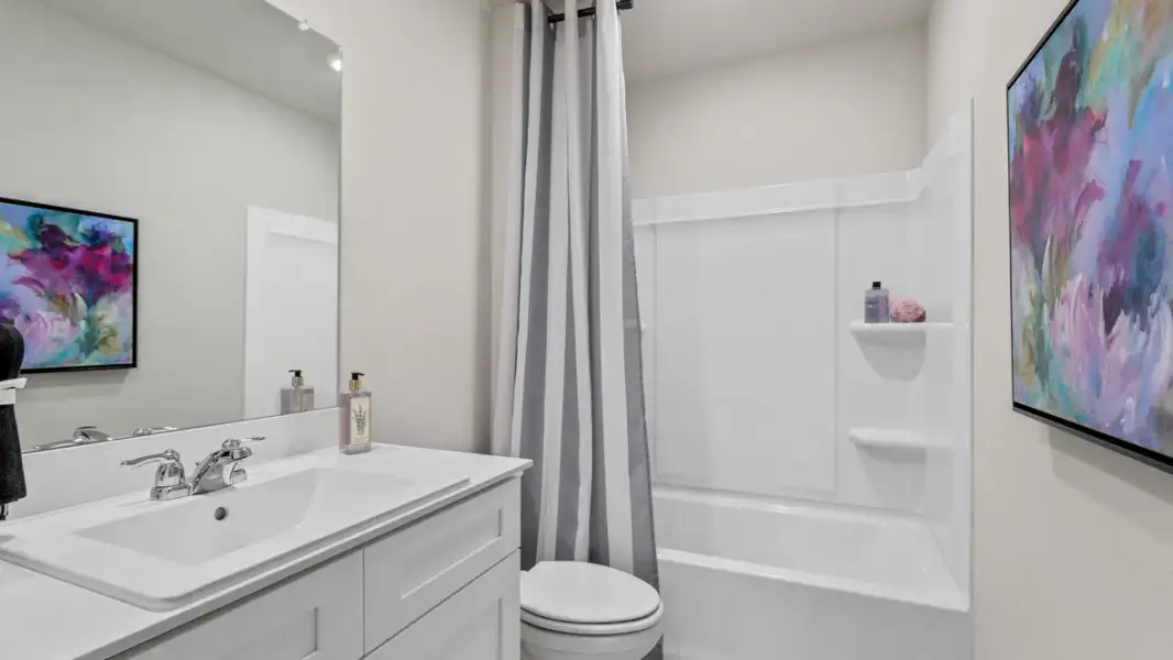Furnished interior view inside a new home in Hadley Farms, Godley (Image 32).