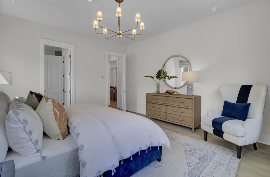 Furnished interior view inside a new home in , Johns Island (Image 17).