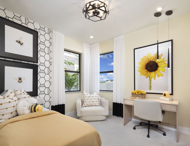 Representative furnished interior of a home built from the Gloriosa by Mattamy Homes in Newfield - Rosette Park, Palm City (Image 11).