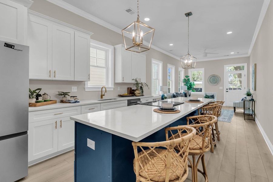 Furnished interior view inside a new home in , Charleston (Image 6).
