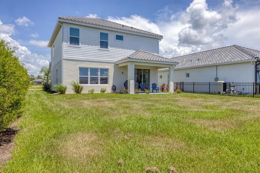 Exterior details and patio area of a home in , Sarasota (Image 4). Exterior details and patio area of a home in , Sarasota (Image 4).