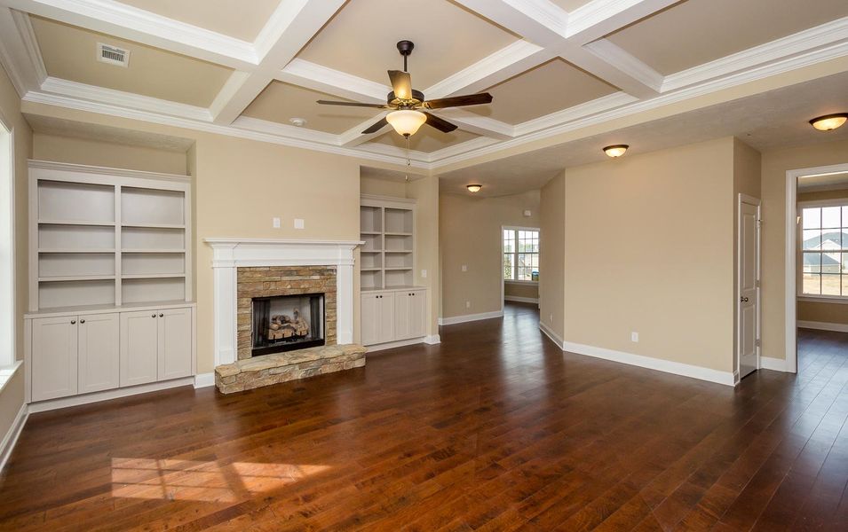 Representative unfurnished interior of a home built from the Durham Hill by Ivey Homes in Tillery Park, Grovetown (Image 18).