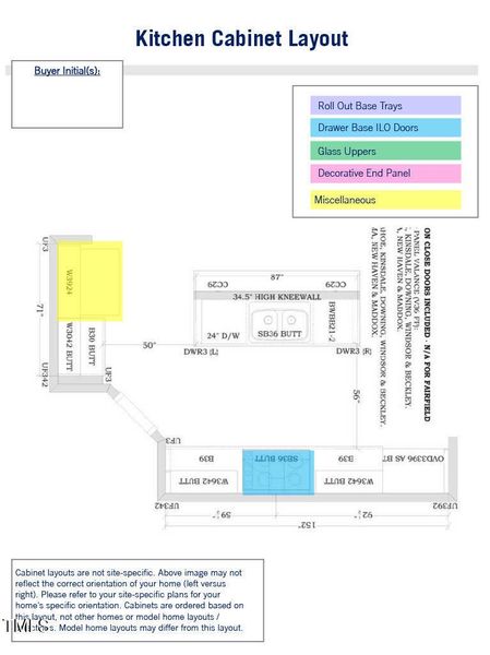 Kitchen Cabinet Layout