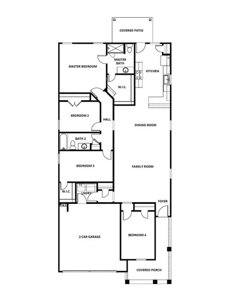 2D floor plan layout of this home in Emberly, Beasley, TX (Image 3).