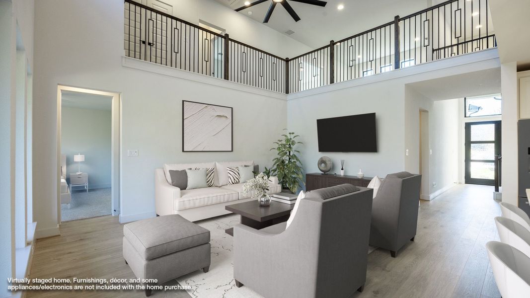 Furnished interior view inside a new home in Nolina 60', Georgetown (Image 4).