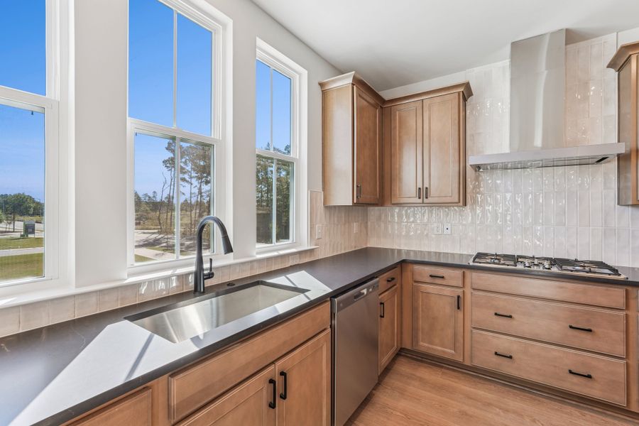 Representative furnished interior of a home built from the Isla by Tri Pointe Homes in Twinleaf Townes, Chapel Hill (Image 5).