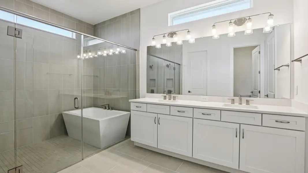 The Primary Bathroom The Primary Bathroom