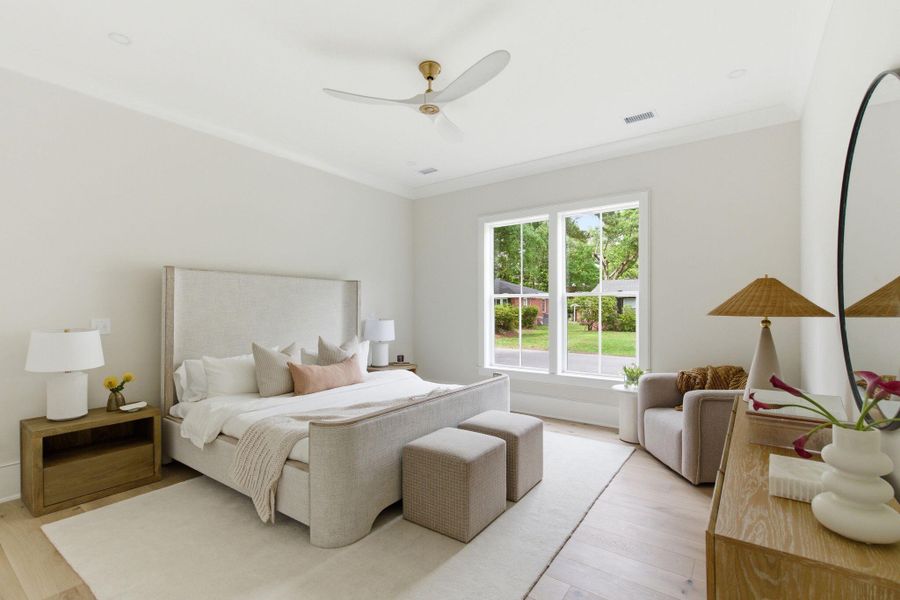 Furnished interior view inside a new home in , Mount Pleasant (Image 11).