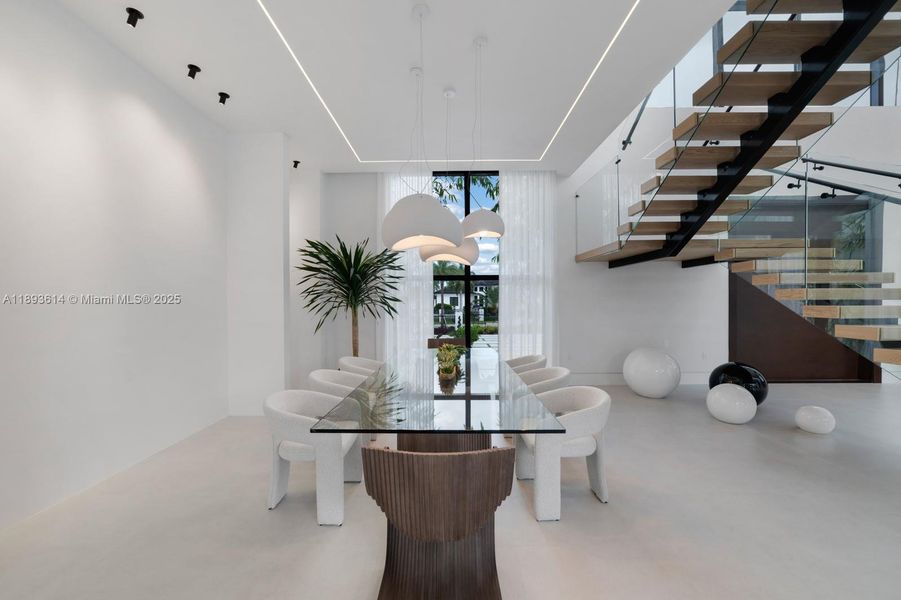 Furnished interior view inside a new home in , Miami (Image 12).
