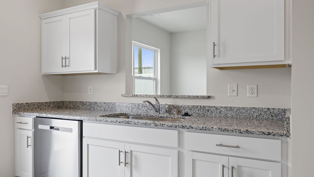 Furnished interior view inside a new home in Tanglewood Townes, Greenville (Image 6).