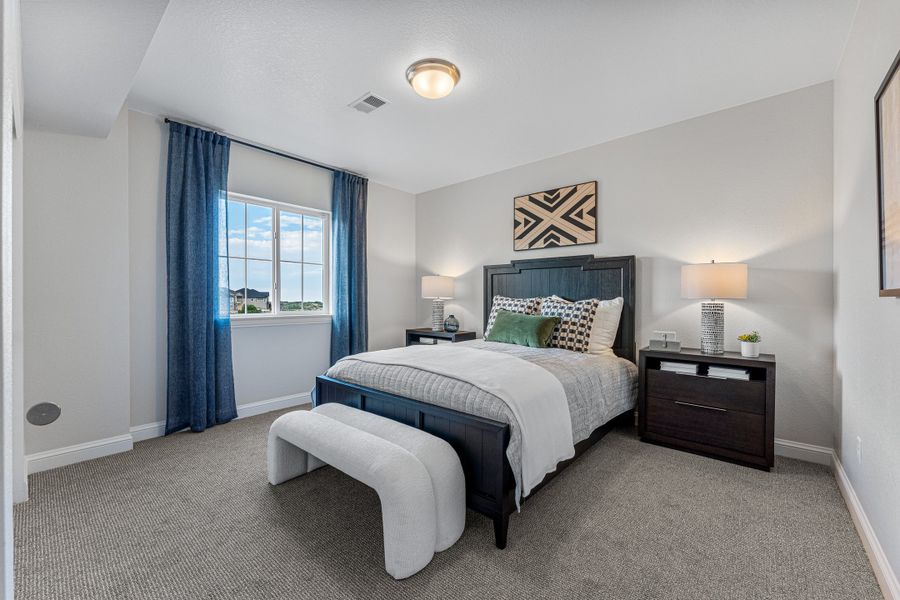 Furnished interior view inside a new home in Macanta, Castle Rock (Image 27).