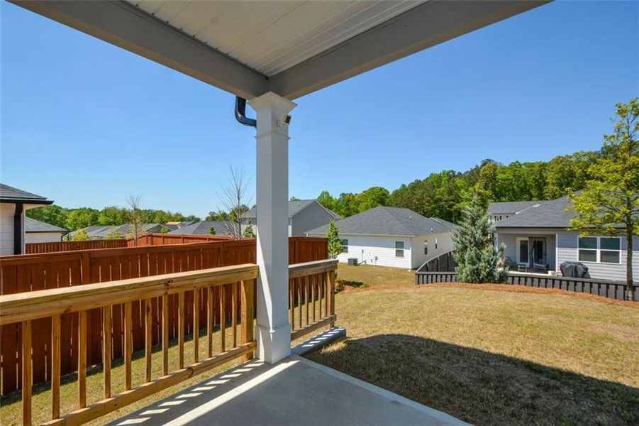 Exterior details and patio area of a home in , Lithonia (Image 21).