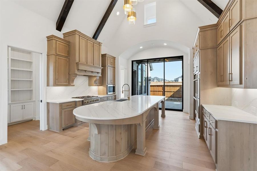 Furnished interior view inside a new home in Mustang Lakes, Celina (Image 6). Furnished interior view inside a new home in Mustang Lakes, Celina (Image 6).