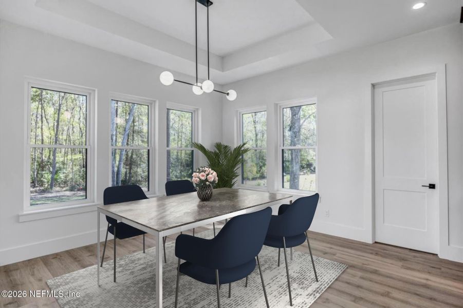 Furnished interior view inside a new home in , St. Augustine (Image 17).