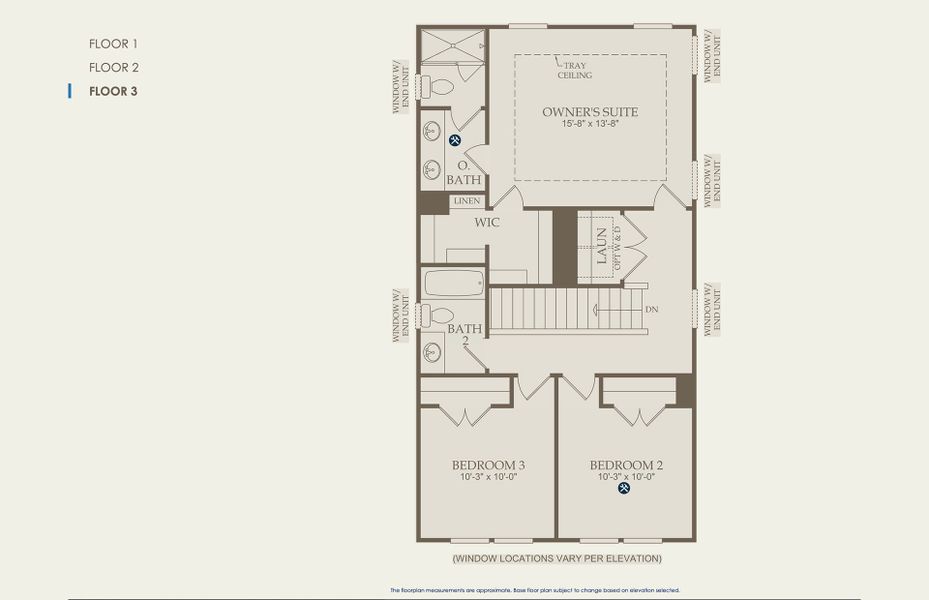 Newnan Floor Plan, Quick Move-In Home, Floor 3 Newnan Floor Plan, Quick Move-In Home, Floor 3