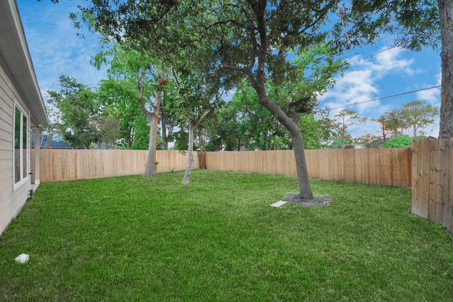 Exterior details and patio area of a home in , La Porte (Image 31).