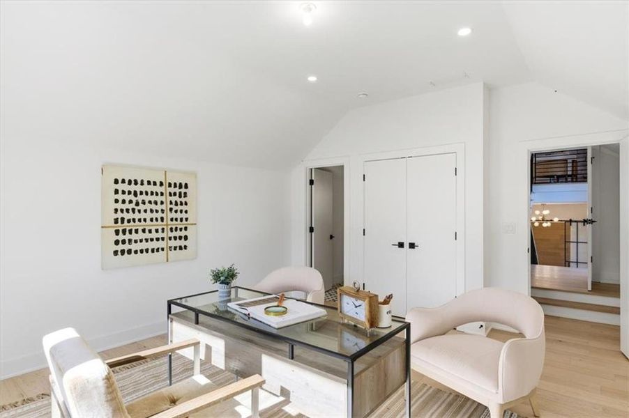 Furnished interior view inside a new home in Aster, Roswell (Image 60).