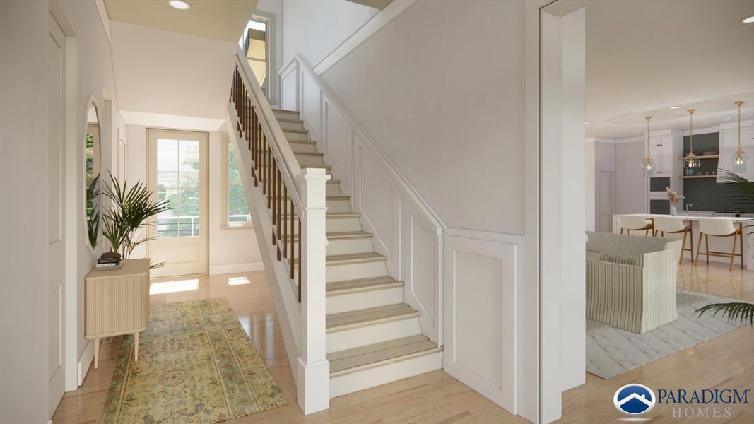 Furnished interior view inside a new home in , Mount Pleasant (Image 10).