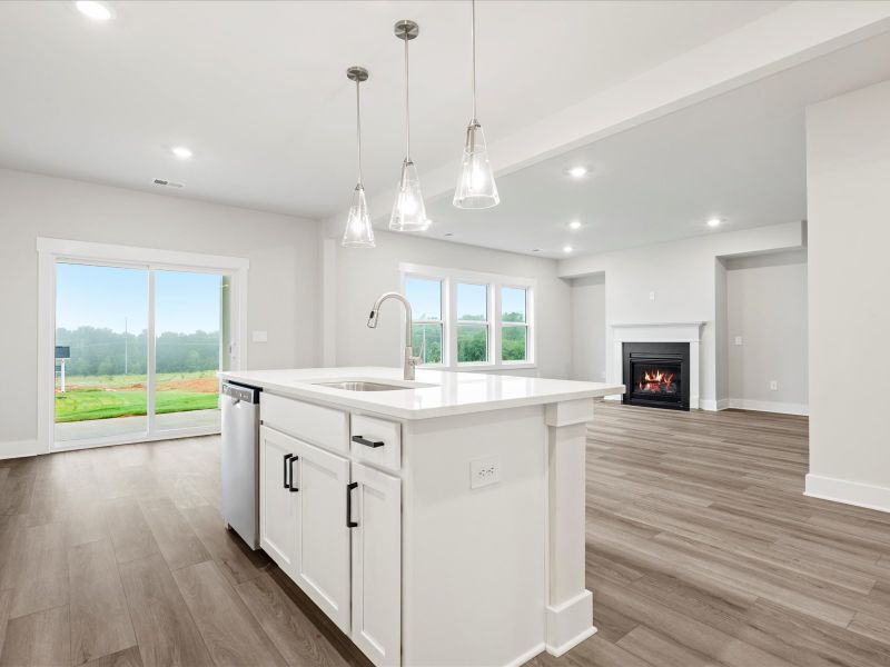 Furnished interior view inside a new home in Cedar Shoals - Signature Collection, Piedmont (Image 6). Furnished interior view inside a new home in Cedar Shoals - Signature Collection, Piedmont (Image 6).