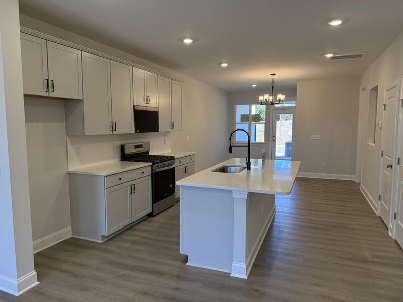 Furnished interior view inside a new home in Enclave at Traditions Townhomes, Wake Forest (Image 5).