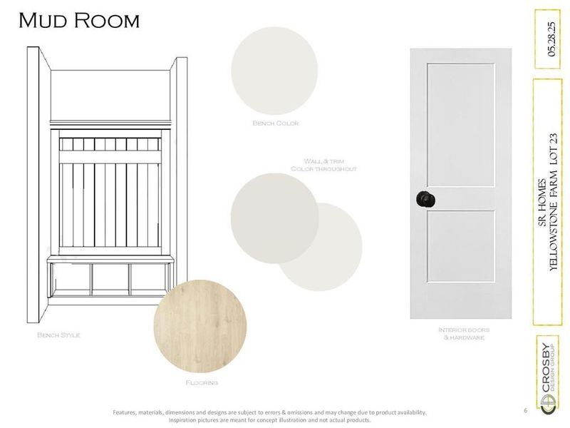 Sample of building materials used in homes in Yellowstone Farms, Cumming (Image 4). Sample of building materials used in homes in Yellowstone Farms, Cumming (Image 4).