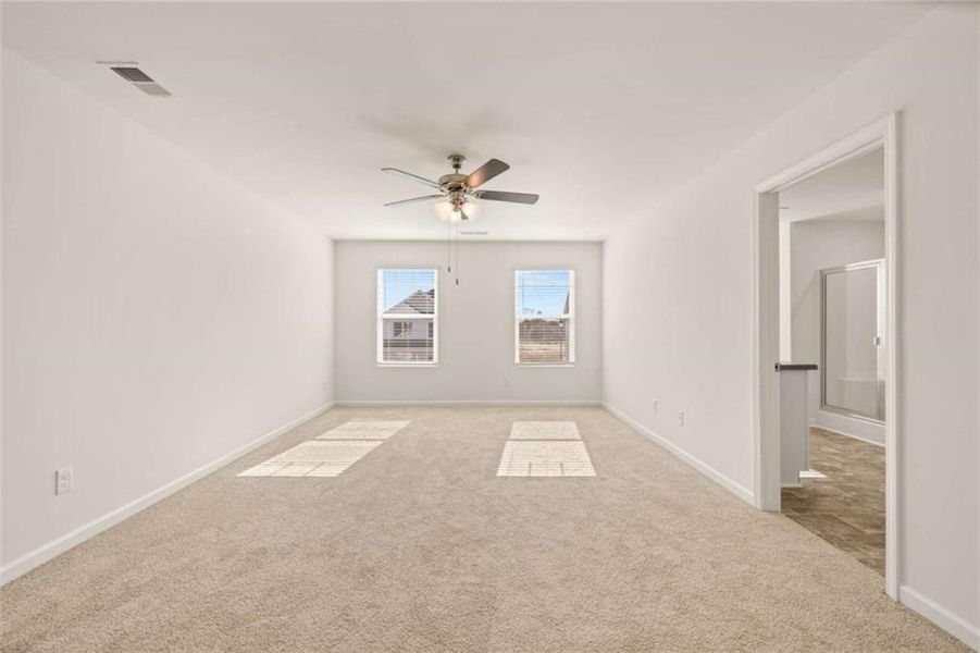 Spacious, unfurnished interior of a new home in The Preserve at Agricultural Village, Perry (Image 27).