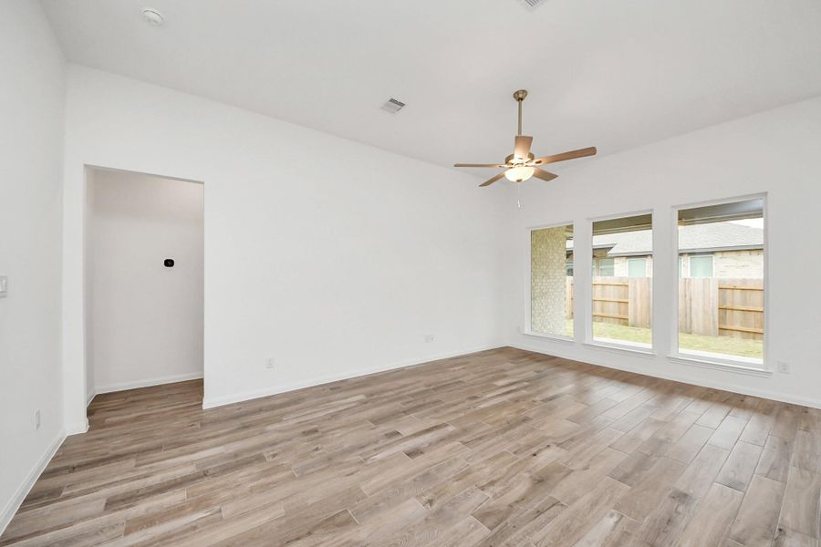 Spacious, unfurnished interior of a new home in 50' Traditional Homes at Elyson, Katy (Image 14). Spacious, unfurnished interior of a new home in 50' Traditional Homes at Elyson, Katy (Image 14).