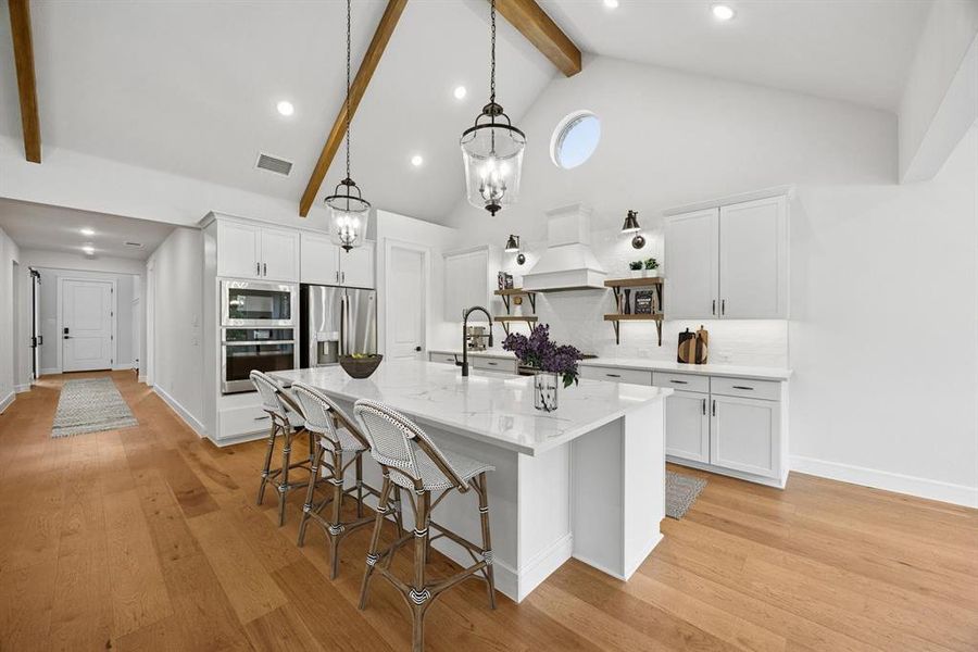 Furnished interior view inside a new home in Lincoln Pointe, Van Alstyne (Image 8). Furnished interior view inside a new home in Lincoln Pointe, Van Alstyne (Image 8).
