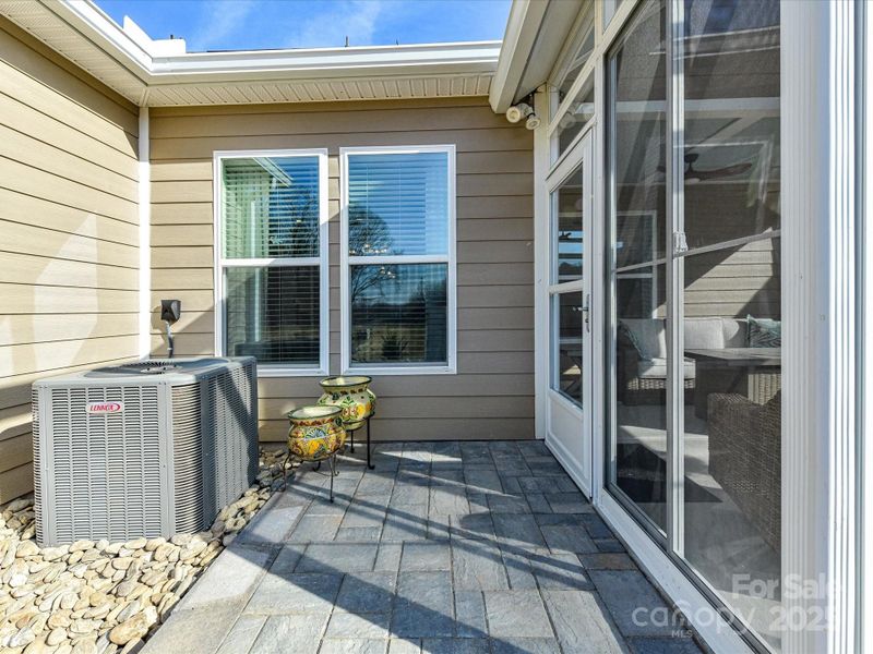 Exterior details and patio area of a home in , Mooresville (Image 3).