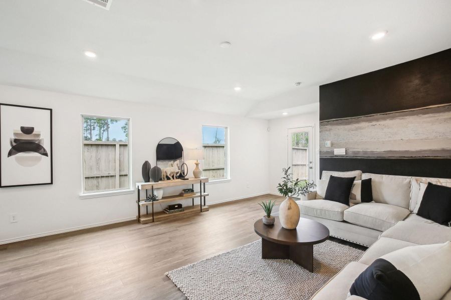 Furnished interior view inside a new home in Mill Creek, Magnolia (Image 17).
