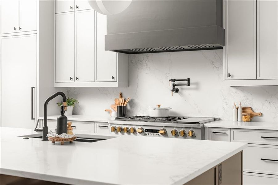 Furnished interior view inside a new home in , Atlanta (Image 17).