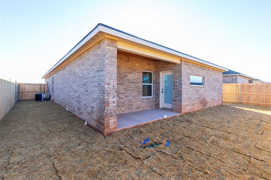 Exterior details and patio area of a home in , Abilene (Image 21).