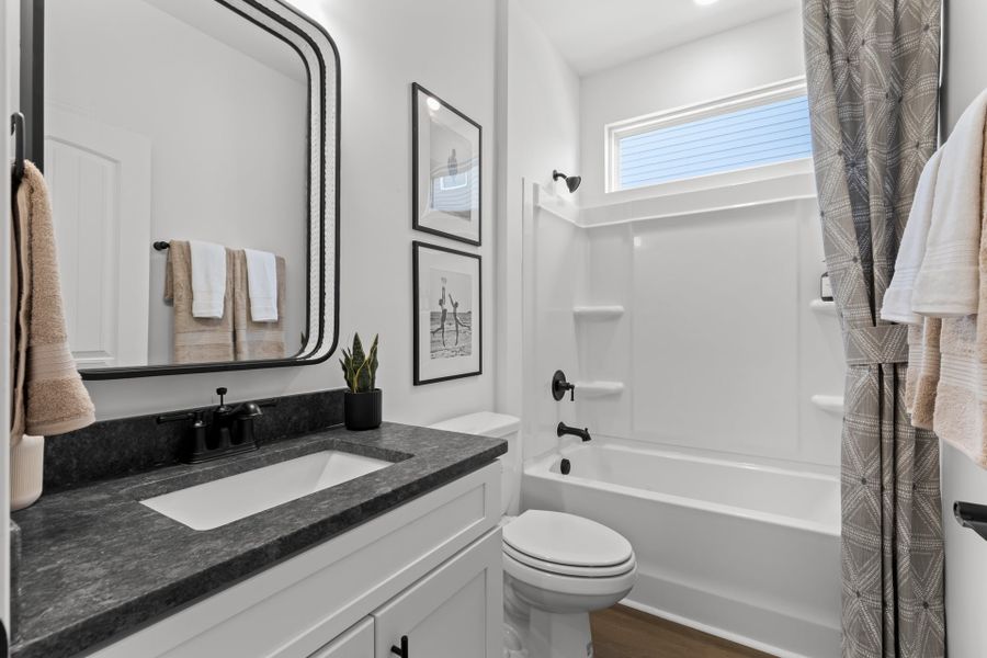 Representative furnished interior of a home built from the The Redbud by Chesapeake Homes in Coastal Club of the Carolinas, Calabash (Image 23).