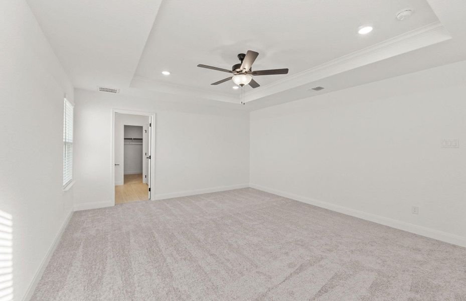 Spacious, unfurnished interior of a new home in Patterson Ranch, Georgetown (Image 20). Spacious, unfurnished interior of a new home in Patterson Ranch, Georgetown (Image 20).