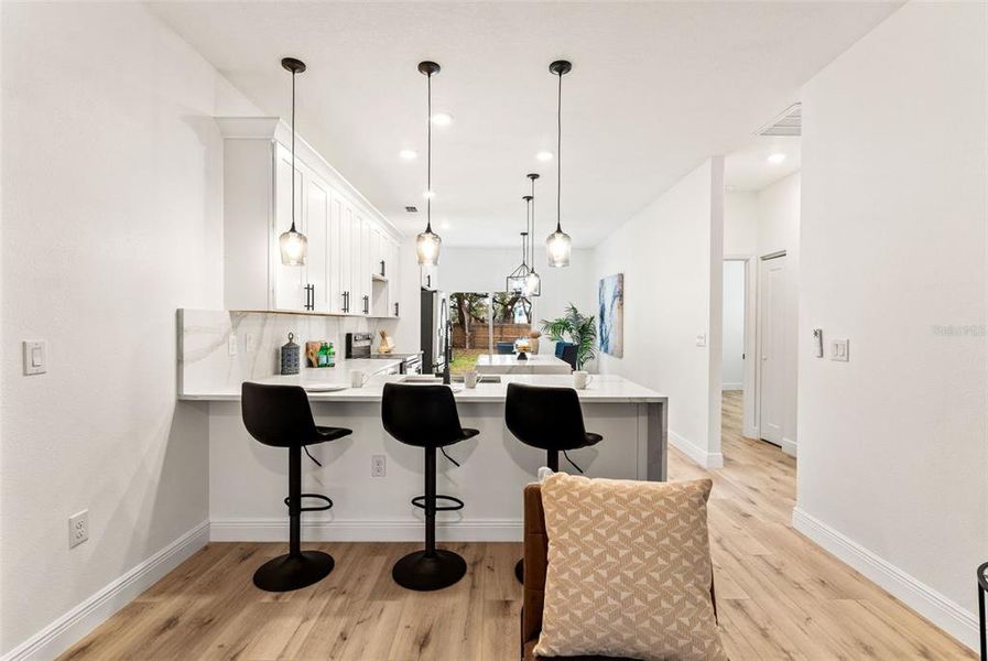 Furnished interior view inside a new home in , Tampa (Image 17).