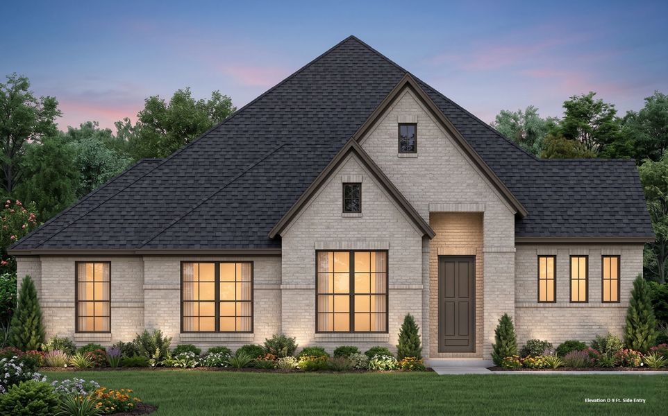 Front exterior of a new home in Chapel Ridge, Waco, TX, highlighting curb appeal (Image 24). Front exterior of a new home in Chapel Ridge, Waco, TX, highlighting curb appeal (Image 24).